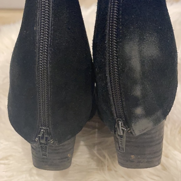 Fergie suede knee high wedge boots US 10 - Picture 7 of 9